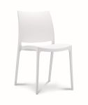 Kantinestoel / terrasstoel Maya wit